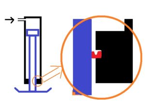 Simple cross section view of jack