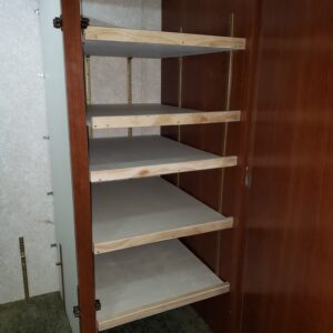 RH Side of Hallway Closet Shelves